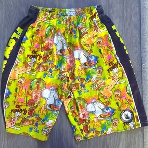 Flow society youth large lacrosse shorts